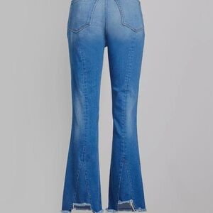 LOFT high waist flare crop Blue Flare Jeans Retro Style size 2 NWOT